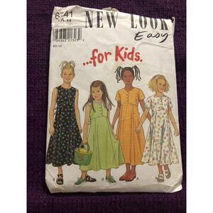 Simplicity 6741 pattern Girls maxi dress sz 4  6